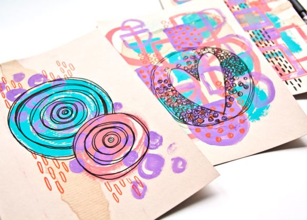 VIDEO: How to Start Mixed Media Art - A Creative Exercise Technique ...