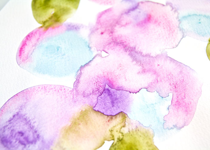 How To Make Easy Abstract Watercolor Flowers - A Creative Exercise
