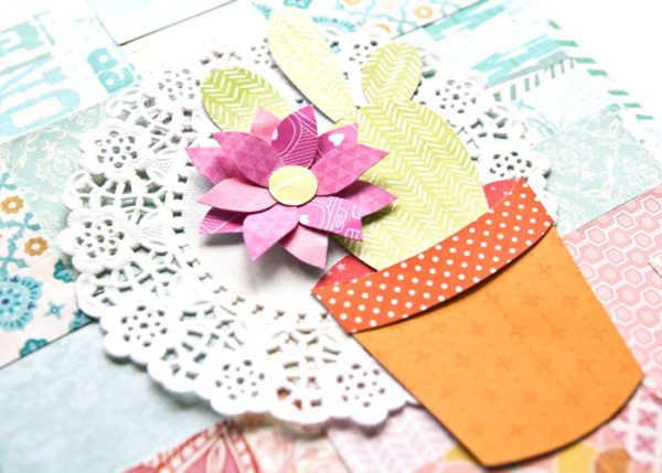 VIDEO How To Make A Patterned Paper Cactus Collage Kim Dellow