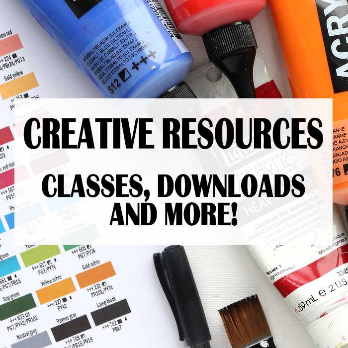 Read more about the article Creative Resources: Classes, Downloads and More!