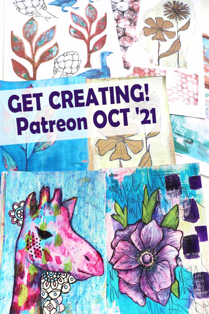 Kim Dellow's October 2021 Patreon Art Club