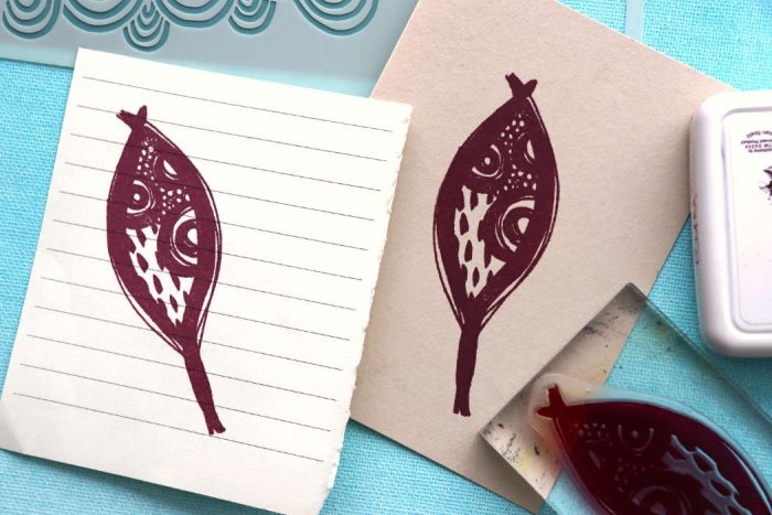 Big News! New Stamps and Stencils With Funky Fossil