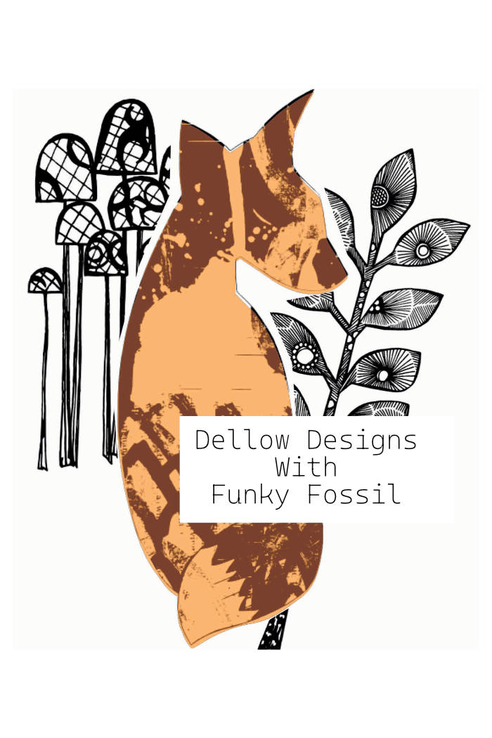 Read more about the article New Dellow Designs Stamps and Stencils With Funky Fossil